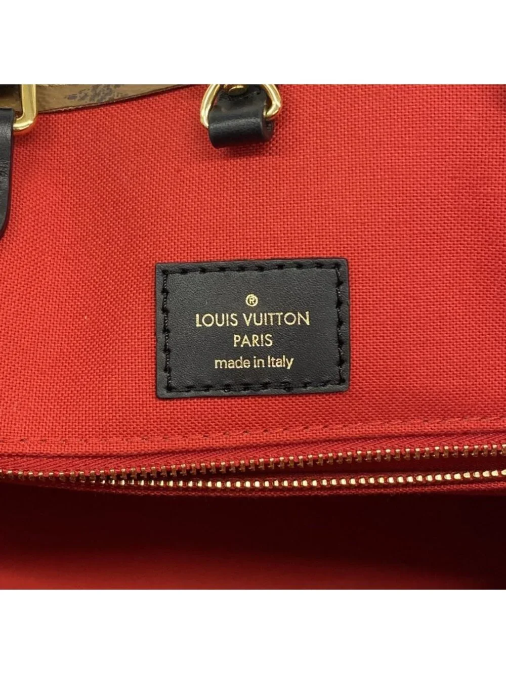 Louis Vuitton Tote Monogram Giant Reverse On The Go MM Brown 2-Way